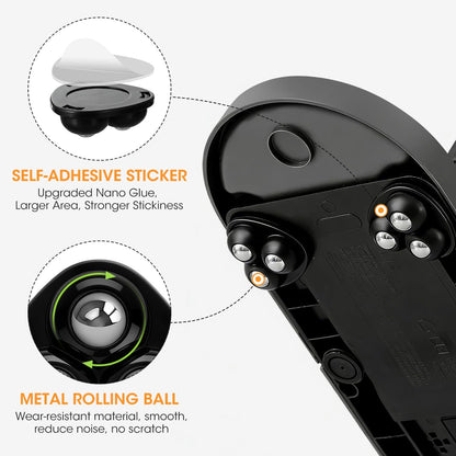 Aieve Appliance Rollers, 8 Pack Small Appliance Slider, Self Adhesive Caster Wheels, Mini Swivel Wheels for Kitchen Countertop Easy Moving