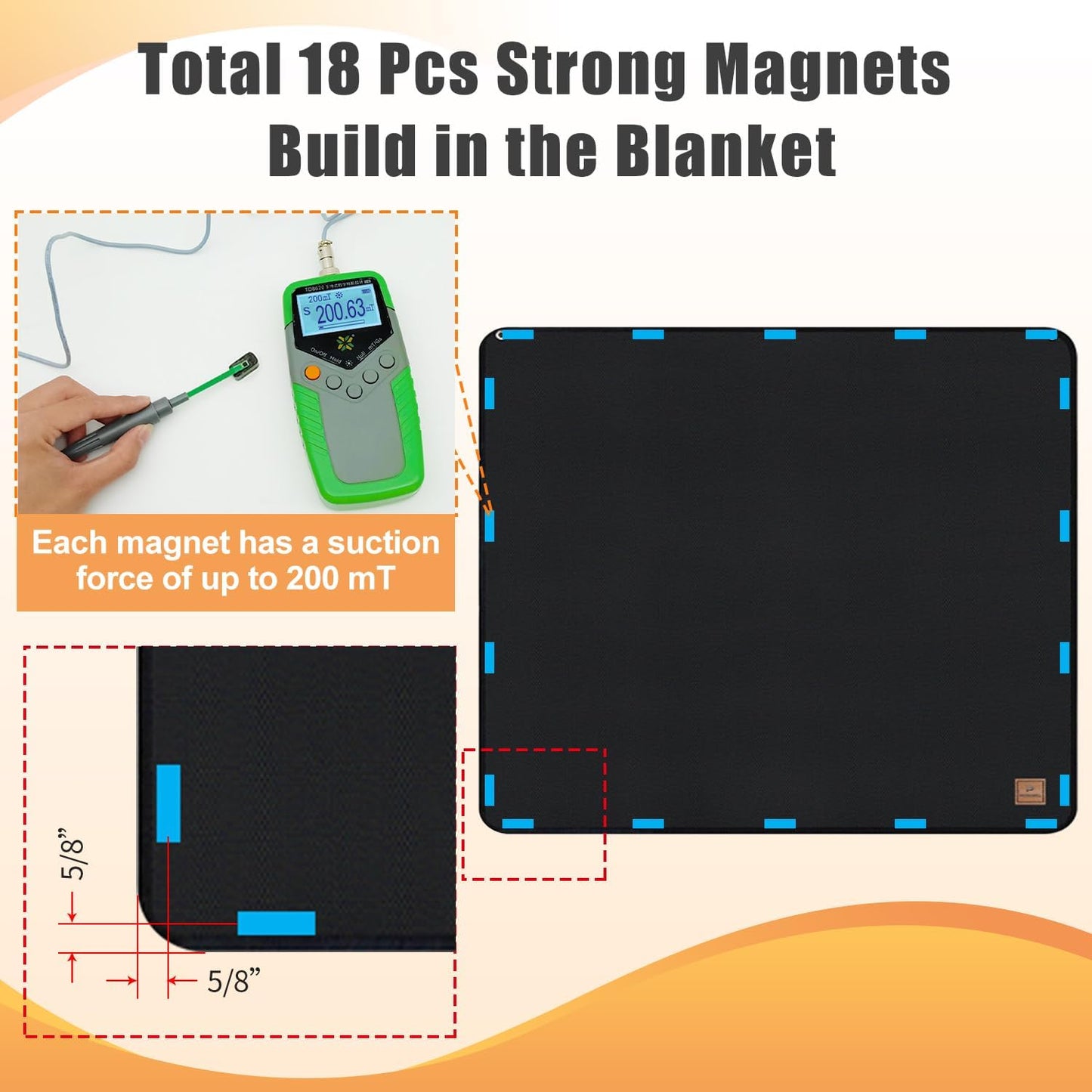 Magnet Fireplace Cover, Black Color, (39" W x 32" H) | Fireplace Draft Blocker, Fireplace Blanket for Heat Loss, Flue Blocker, Cold Air Blocker, Draft Cover for Inside Fireplace