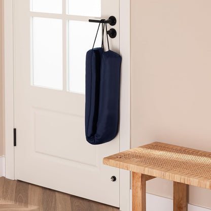 Resistant Door Draft Stopper, Removable Washable Cover, 36", Black | Weighted Gap Filler, Blocks Hot and Cold Air, All-Season Seal