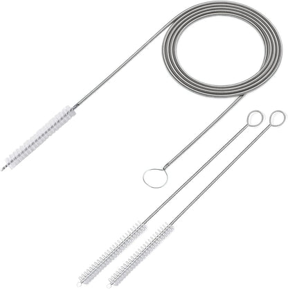 Long Wire Brush sunroof Drain Cleaning Tool for car and Fridge 60-inch X 2/5 inch