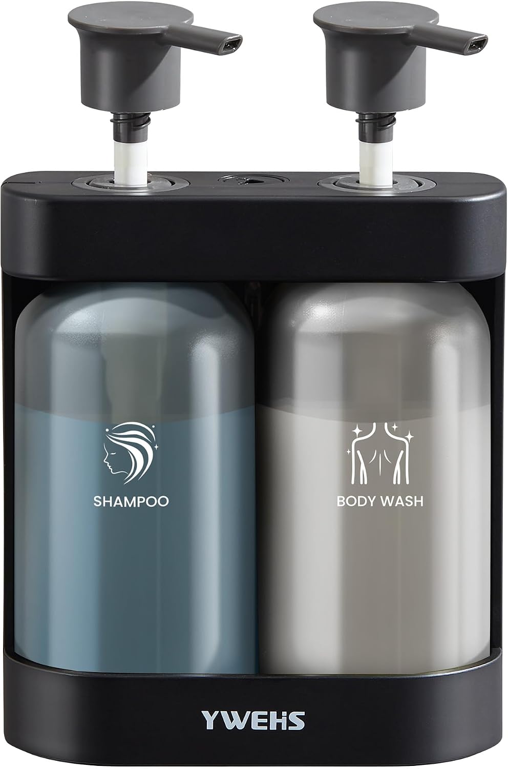Shampoo and Conditioner Dispenser Shower Soap Dispenser 3 Chamber No Drill Shampoo Dispense for Shower Wall Mounted Shower Shampoo Dispenser 3 Chamber for Bathroom Hotel 3 * 13.37 fl.oz Black
