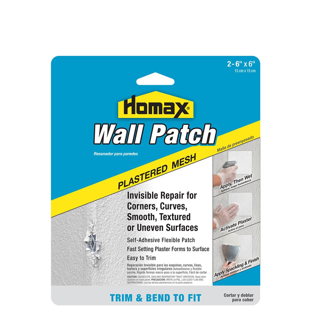 Homax 41072026734 Drywall Patch and Repair Kit, 4"x4" Wall Patch
