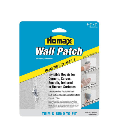 Homax 41072026734 Drywall Patch and Repair Kit, 4"x4" Wall Patch