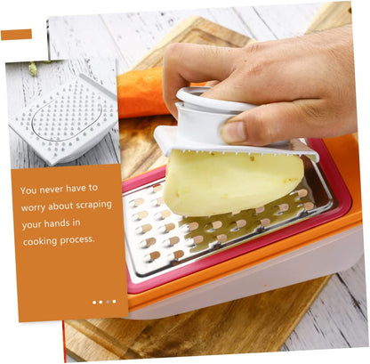 Food Slicer Hand Guard Finger Protectors for Safe Cutting and Grating Vegetables Fruits Cheese Meat with Non-Slip Design 3.74X3.14X1.18 Inch 3 Pack