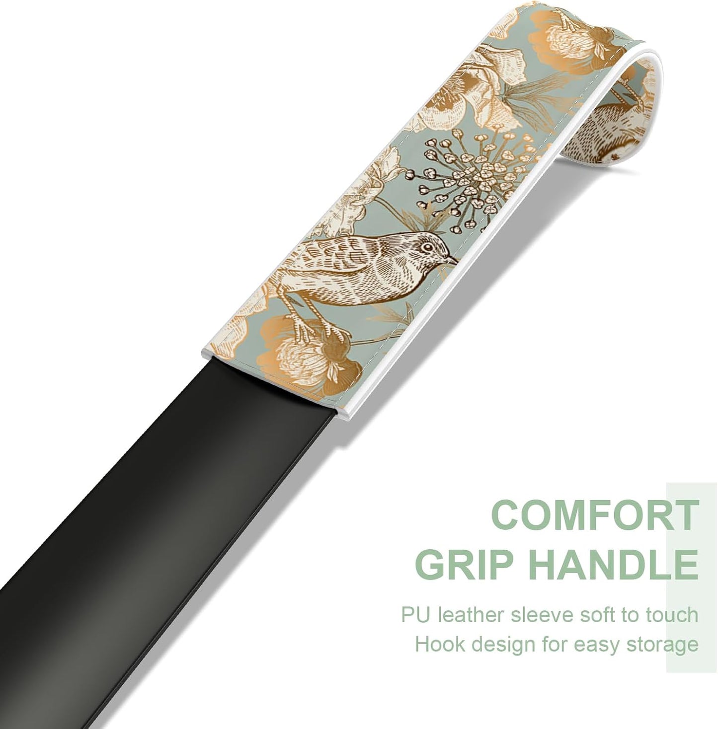 16.5 Inch Long Handle Shoe Horn for Seniors Men Women Kids, Metal Shoe Horns for Boots