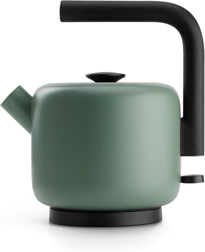 Fellow Clyde Electric Kettle 1.5 Liter - Fast Boil, Drip-Free Spout | Hot Water Tea Kettle for Tea & Coffee, Stainless Steel Water Boiler, Auto Shut-Off, BPA-Free, Cordless, Matte Black