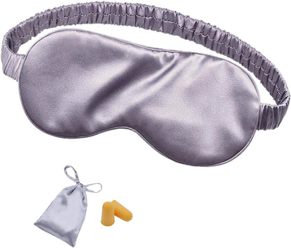 OLESILK 100% Mulberry Silk Sleep Mask for Women - Zero-Pressure Blackout