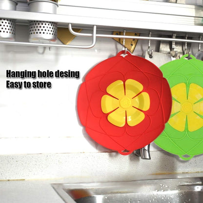 2 Pack Spill Stopper Lid Cover, 10.2 inch and 11 inch, Boil Over ‎Spill Stopper, Microwave Splatter Food Cover, BPA-Free Silicone Lids and Dishwasher Safe, for Home Kitchen