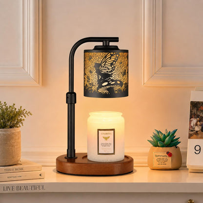 kobodon Candle Warmer Lamp with Timer Dragonfly Electric Candle Lamp Warmer