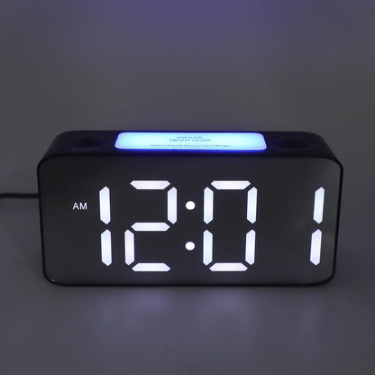 Ymiko Vibrating Alarm Clock with Bed Shaker Large LED Display Corded Vibrator for Heavy Sleepers