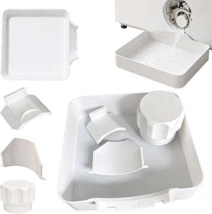 Universal Front-Load Washing Machine Drain Pan，1set | Washing Machine Drainage Tray, Easy Installation for Basements, Apartments, Mobile Homes, Garages, and Rentals
