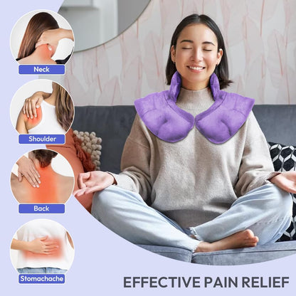 Microwave Heating Pad for Pain Relief, 8 x 18 Grey