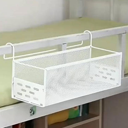 Dorm Bed Shelf Bunk Bed Organizer Shelf Bedside Hanging Organizer for Phone Office Tissues Dorm Bunk, Black