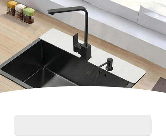 Customizable Kitchen Sink Faucet Mat: 30"Lx5.5"W Absorbent Splash Guard
