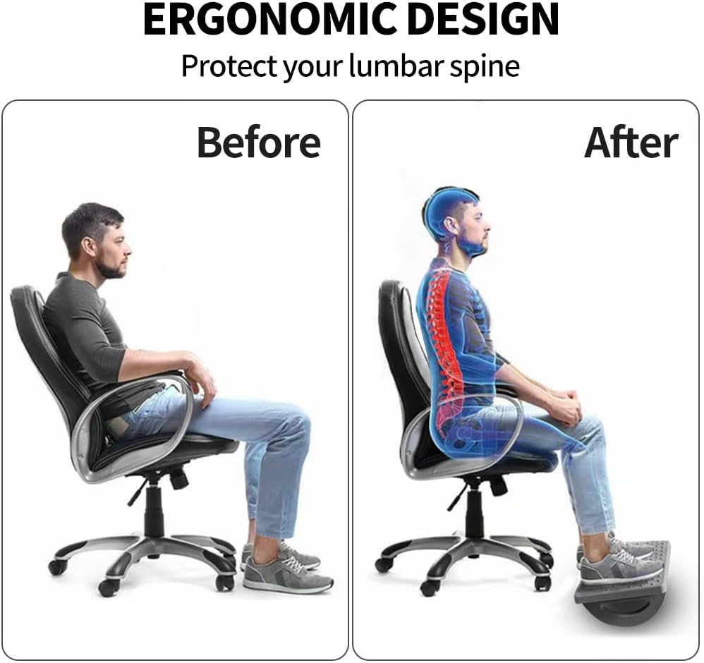 CasaZenith Foot Rest Under Desk at Work, Foot Stools for Under Office Desk