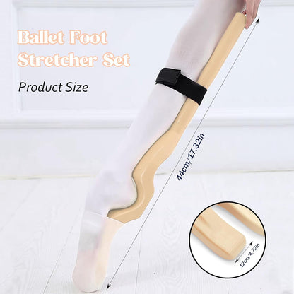 Ballet Foot Stretcher Set, Original Dance Foot Stretcher Ballet Training Equipment for Easy Carry for Easy Carry for Dancers, Yoga People