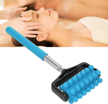 Back Scratchers, Back Massage Roller Massager, Telescopic Roller Massager, Roller Massager Massage ToolsMassage Tools Equipment(Sky Blue)