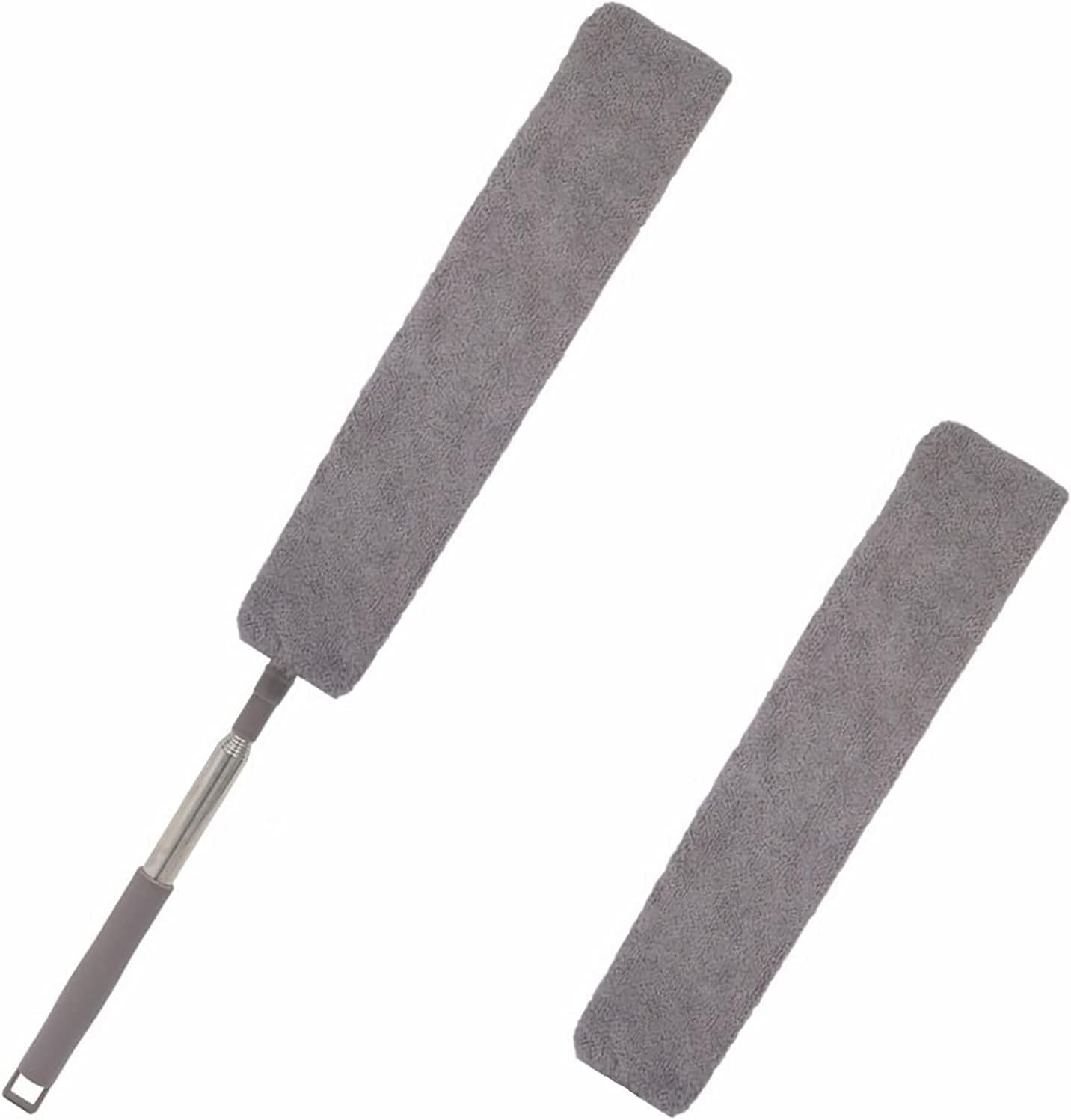 Retractable Gap Dust Cleaner, Under Refrigerator/Sofa Cleaning Tool, Microfiber Gap Duster, Suitable for Underneath Cleaning of Furniture, Fridges, Couch, Bed (25-55 Inch)