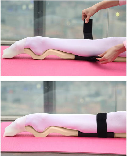Daydance Kids Women Ballet Foot Stretcher Wooden Arch Enhancer Set with Resitance Bands, for Ballet, Gymnastics, Yoga