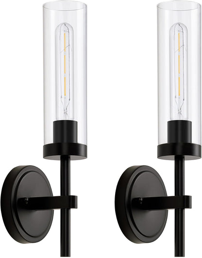 Wireless Wall Sconces with Remote Control, Battery Operated Wall Sconce Set of 2, Black & Gold Rechargeable Dimmable Wall Light for Bedroom Living room Bathroom Hallway Entryway Stairwell, 3000K