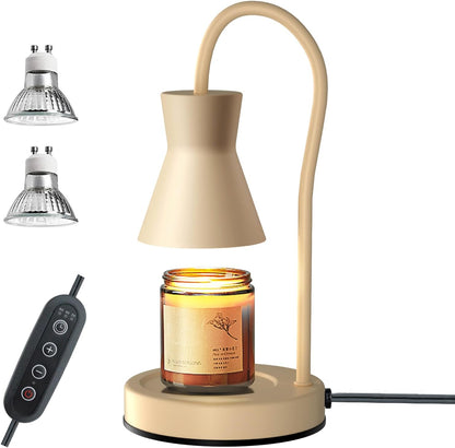 LALISU Candle Warmer Lamp with Timer Electric Candles Light Birthday Gifts