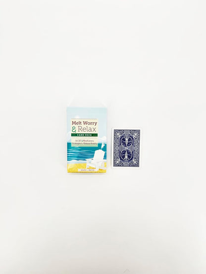 Melt Worry and Relax Card Deck: 56 CBT & Mindfulness Strategies to Release Anxiety