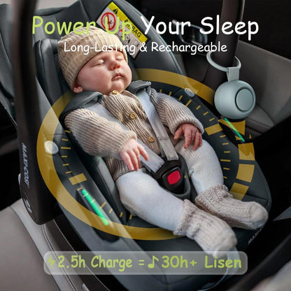 Portable Baby Sound Machine & Essentials for Babies & Kids - Mint