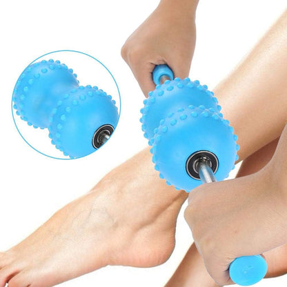 Massage Roller, Portable Multifunctional Body Muscle Yoga Massage Roller Stick Pain Relief Stick