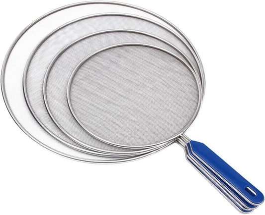 Oil Splatter Guard 4 pack Mesh Anti Spill Oil Cover Splatter Screen for Frying Pan and Pot Kitchen Accessories 18.50 X 12.99 X 0.39 in