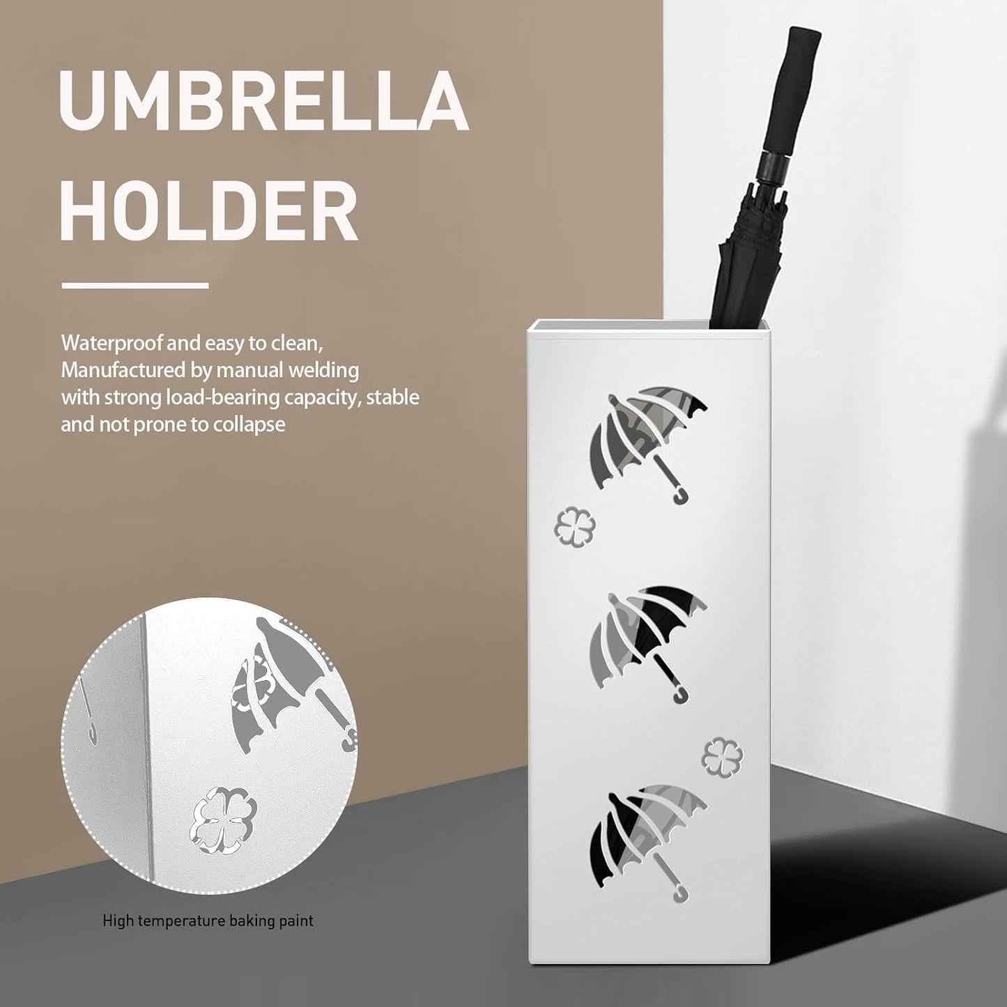 Umbrella holder for entryway | umbrella stands for entryway | Keep Your Floors Dry and Tidy with our Indoor Umbrella Stand | Stylish Umbrella Rack | Convenient Umbrella Storage Solution.