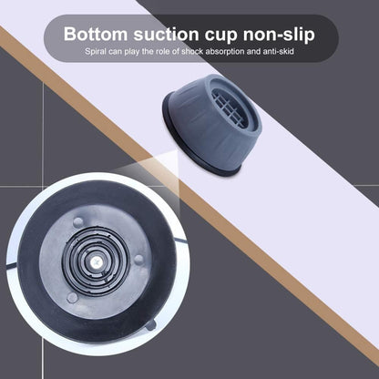 Mwellewm Anti Vibration Pads for Washing Machine Shock and Noise Reducing Washing Machine Support Anti Slip Vibration Rubber Washing Machine Feet Dryer Washer Vibration Stabilizer(1.7D x 0.16 H)