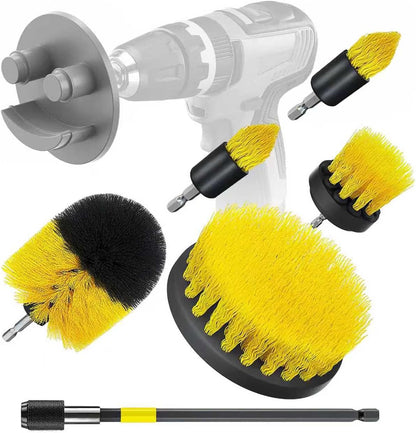 FORHOGAR Drill Attachment Compatible with Scrub Daddy/Mommy Sponges, Drill Brush Accessorise for Grout, Floor, Tub, Shower, Tile, Bathroom and Kitchen Surface