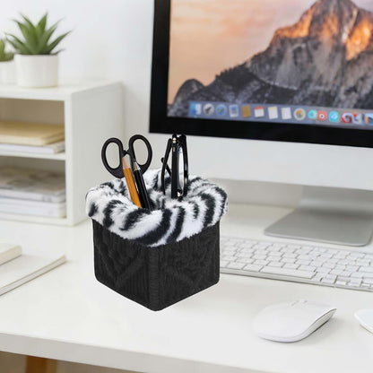 Plush Lined Glasses Eyeglass Holder Stand for Nightstand | Anti-scratch Glasses Stand Case,Cotton Rope Eyeglasses Holder, Storage Organizer for Office Desk