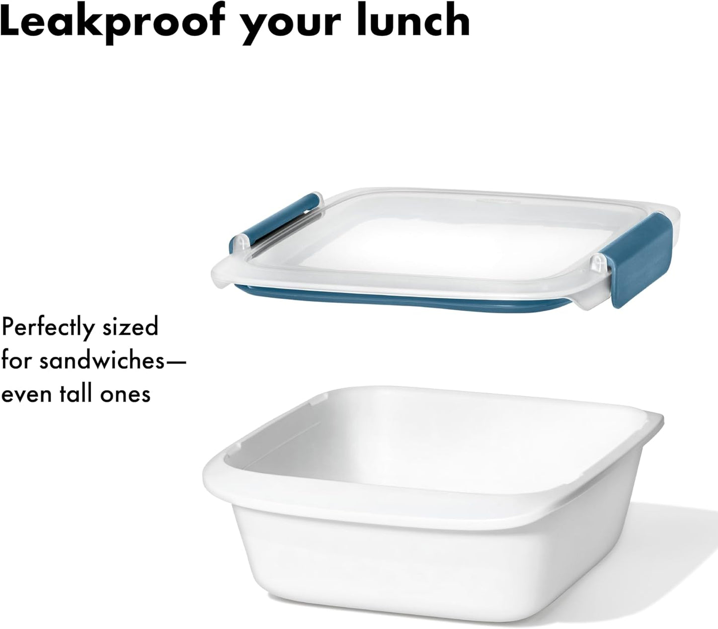 OXO Good Grips Prep and Go Container With Colander - Ocean Blue