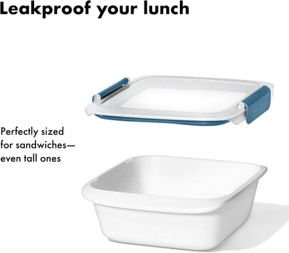 OXO Good Grips Prep and Go Container With Colander - Ocean Blue
