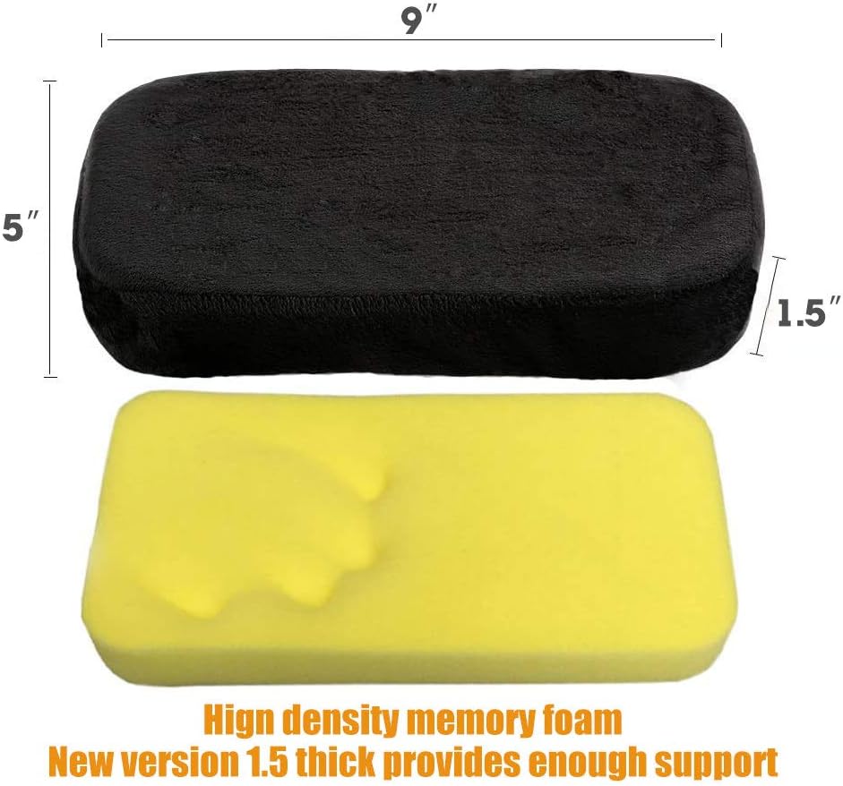 Chair Armrest Pads,Memory Foam Office Chair Arm Covers and Elbow Pillow for Elbows and Forearms Pressure Relief(Set of 2)