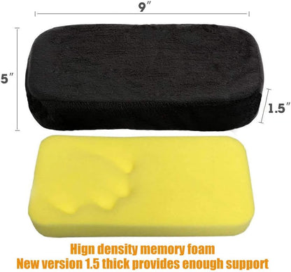 Chair Armrest Pads,Memory Foam Office Chair Arm Covers and Elbow Pillow for Elbows and Forearms Pressure Relief(Set of 2)