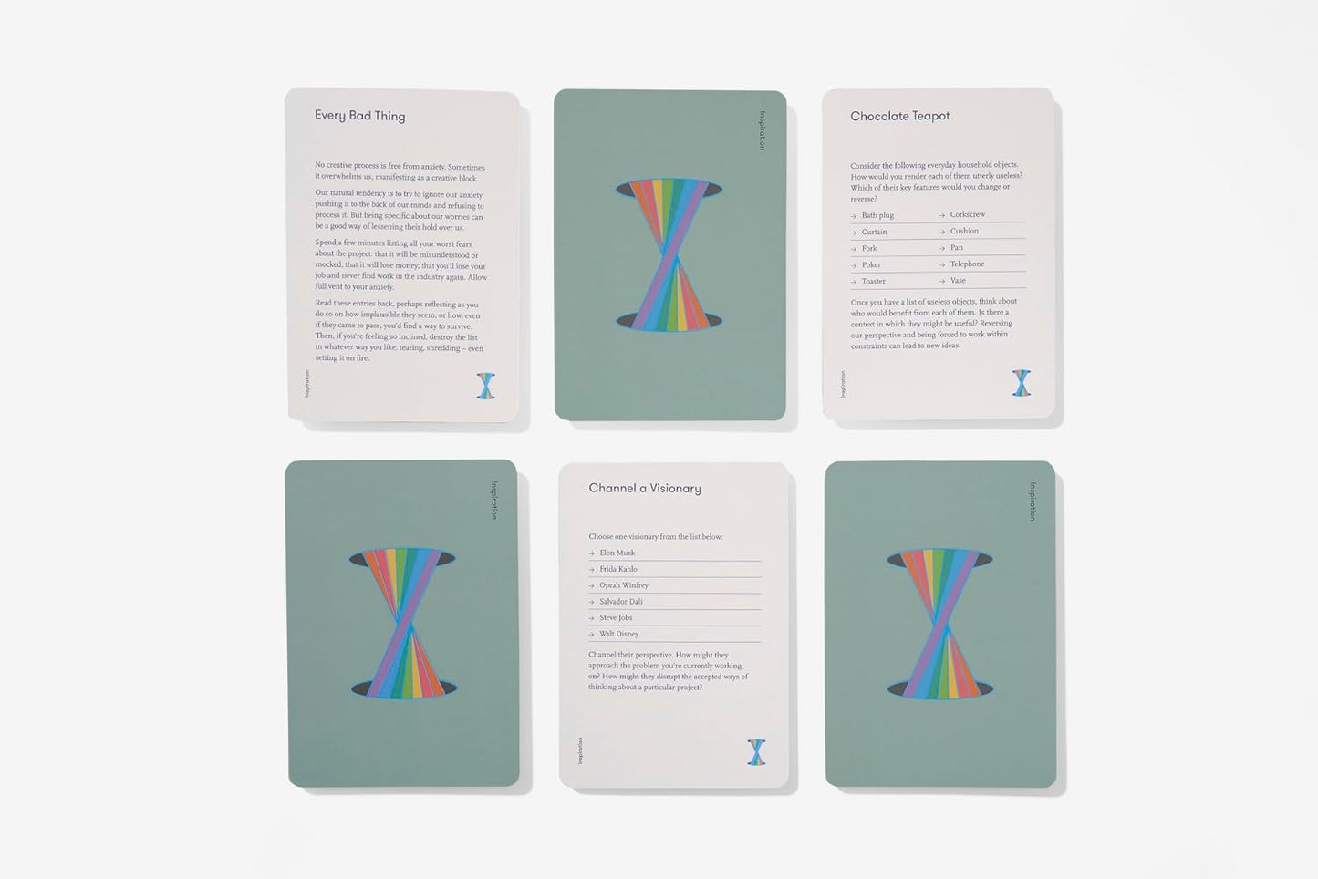 Inspiration Cards: 52 exercises to stimulate creativity, playfulness and innovative thinking