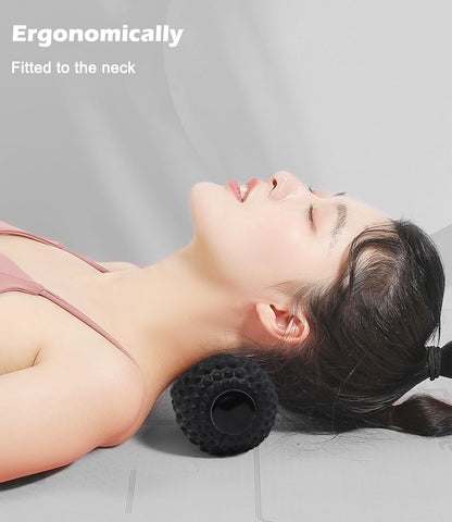 KITWILD Peanut Massage Ball, Double Lacrosse Massage Roller Ball, Black | Deep Tissue Muscle Massage, Physical Therapy, Myofascial Release, Muscle Knots, Yoga Therapy