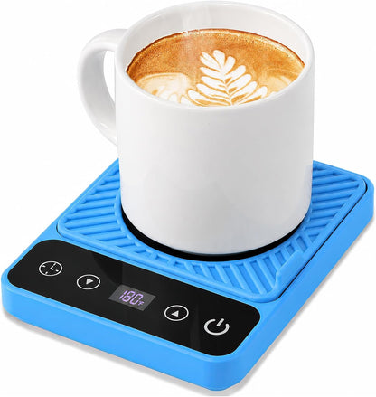 Mug Warmer - Electric Coffee Mug Warmer with Timer,Coffee Cup Warmer for Desk Auto Shut Off,Smart 6-Temperature Control, Coffee Accessories for Coffee Lovers, White | Coffee Cup Warmer for Desk Auto Shut Off,Smart 6-Temperature Control, Coffee