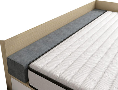SAMTY Bed Gap Filler for headboard Space Gap Filler Bolster Stopper 54x6x4 | Full Bed, Closes Gaps Between Headboard And Mattress With Supportive Foam And Removable Washable Linen Cover