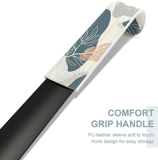 16.5 Inch Long Handle Shoe Horn for Seniors Men Women Kids, Metal Shoe Horns for Boots
