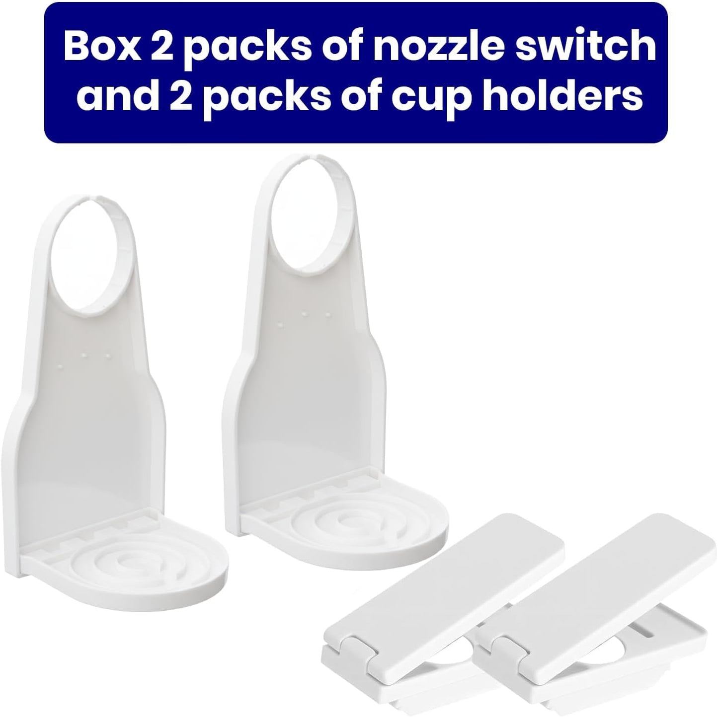 Laundry Detergent Cup Holder, 2 Pack Detergent Holder and Drip Catcher Tray | Reusable drip catcher and cup storage station keeps detergent cups organized and helps reduce sticky messes in laundry rooms.