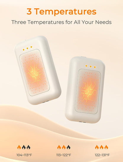 Electric Hand Warmers Rechargeable, Rechargeable Hand Warmer, Portable Hand Warmer for Outdoor Camping Hunting Golf Accessories, Gifts for Women Men