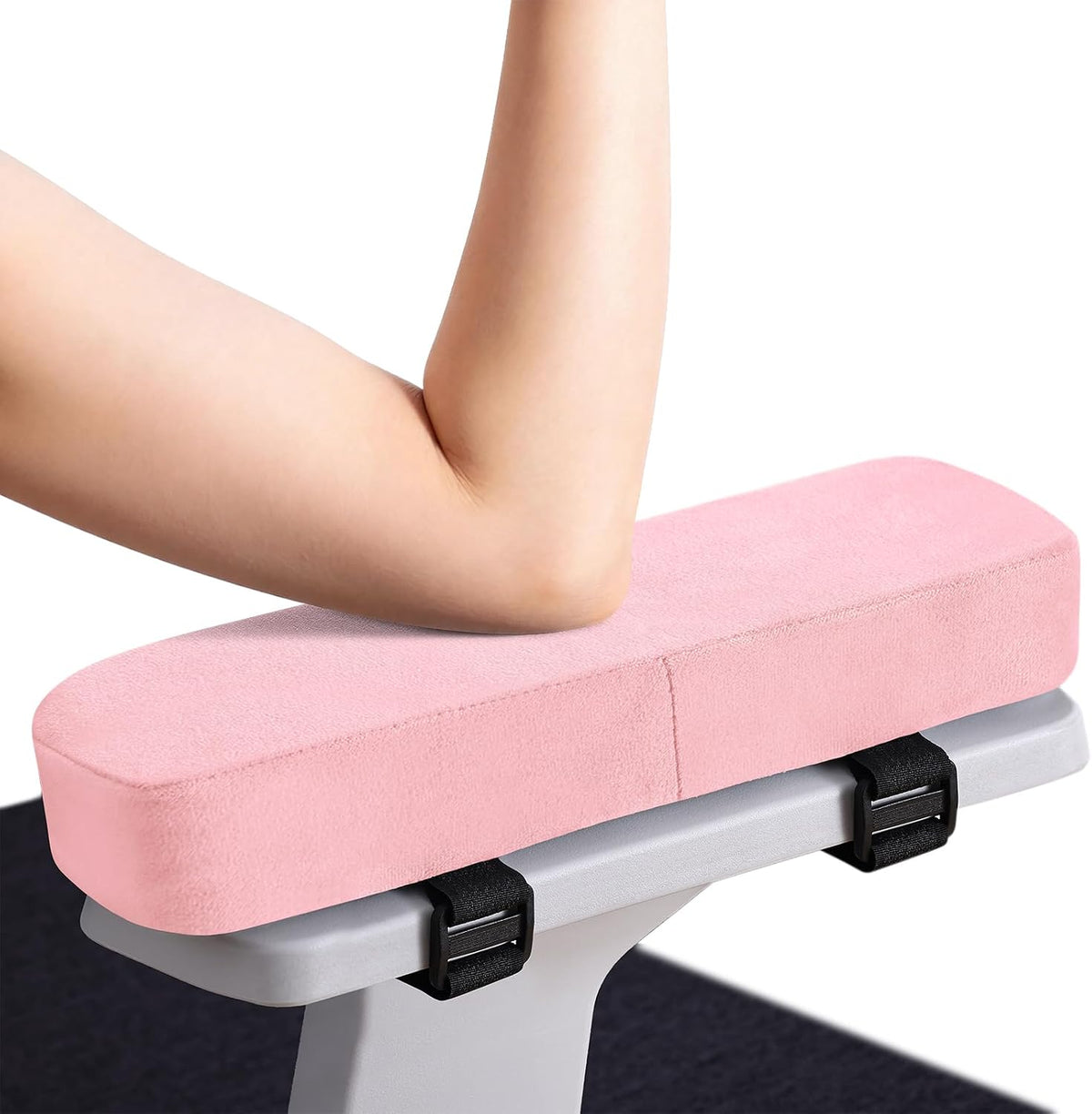 Smiry Memory Foam Office Chair Armrest Pads, Non-Slip Armrest Cushion