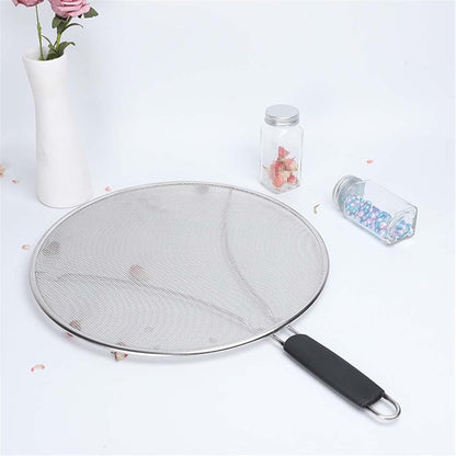 Grease Splatter Screen for Frying Pan 14" - Stops 99% of Hot Oil Splash