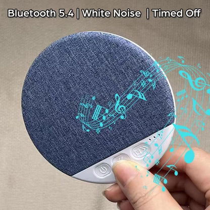 Under Pillow Speaker for Sleeping, Mini Bone Conduction Bluetooth Sleep Aid, Stereo Bass, Volume Control, TF Card Support, Plastic, Battery Powered, Blue