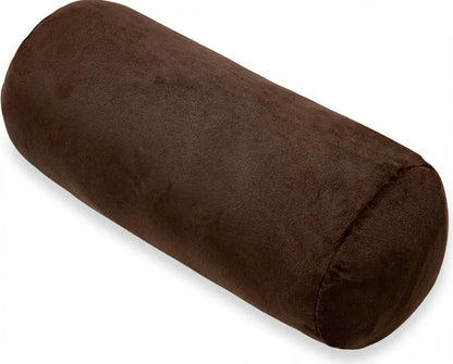 1 MIDDLE ONE Round Cylinder Bolster Pillow with Removable Cooling Cover, Tube Roll Cervical Pillow for Head, Neck, Back and Legs Support, 13"x 6", Grey