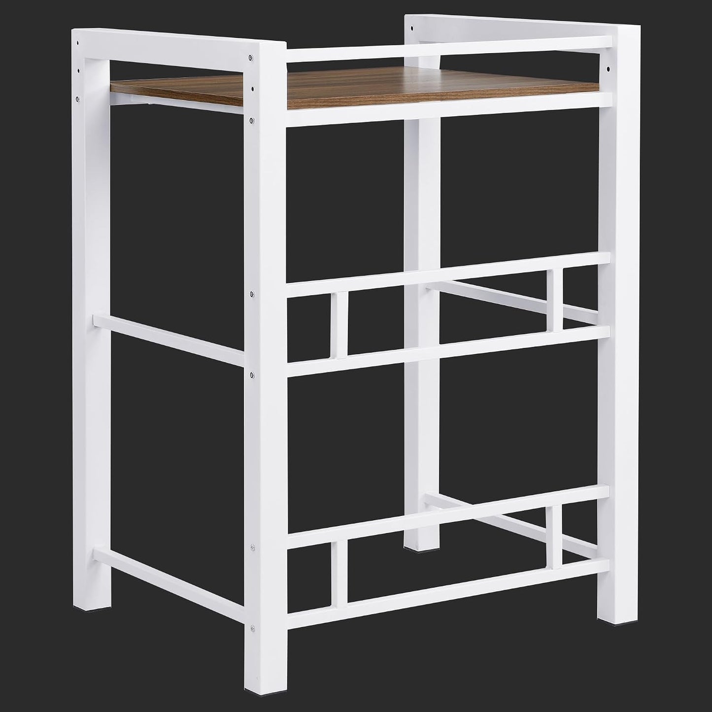 Washer Dryer Stacking Rack Stand, Heavy Duty Steel Standing Storage Shelf Washing Machine Shelf, Over The Washer and Dryer Shelves Space Saving, Load Capacity 300kg, for Bathroom Laundry Room (black)