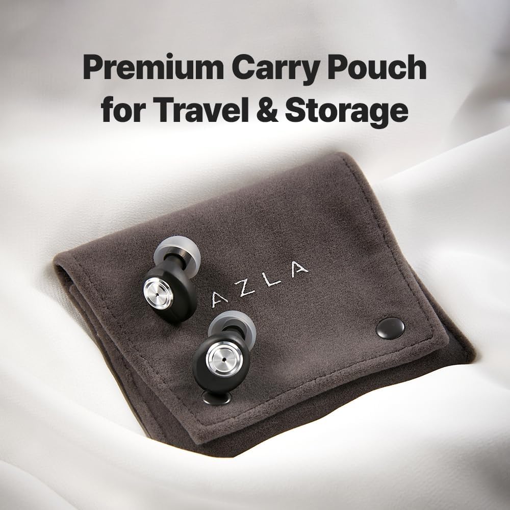 AZLA Calmfit Sleep Ear Plugs for Sleeping, Flexible Comfort Design (Mint, SML Set)